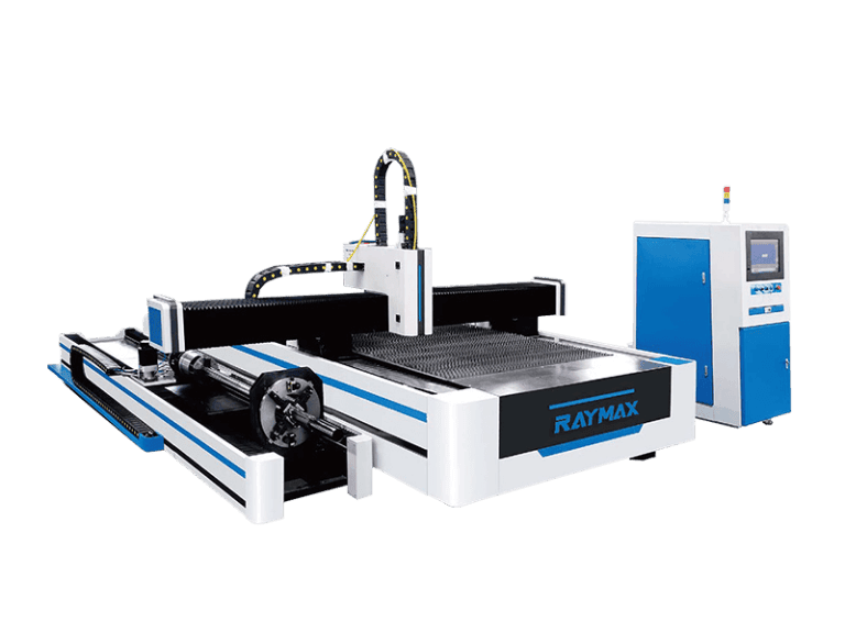 2 Open type fiber laser cutter for plate and tube