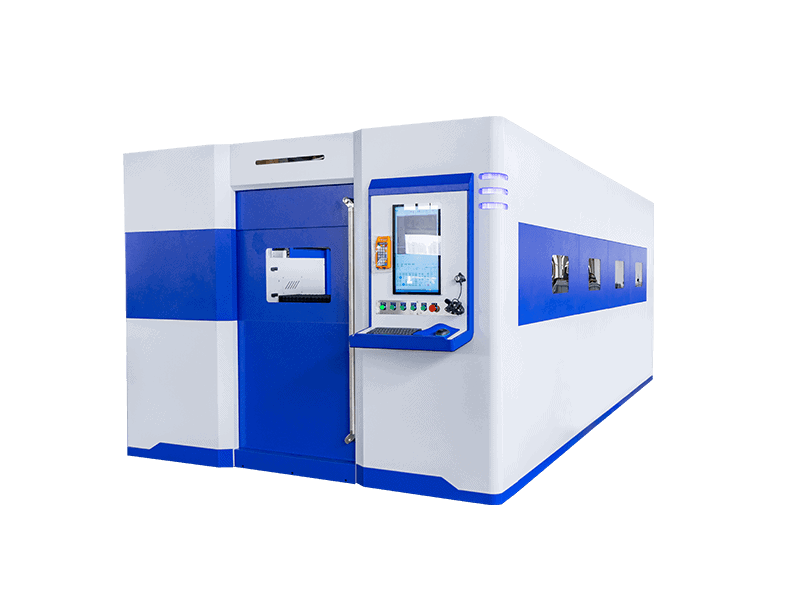 3 Enclosed type fiber laser cutter for plate