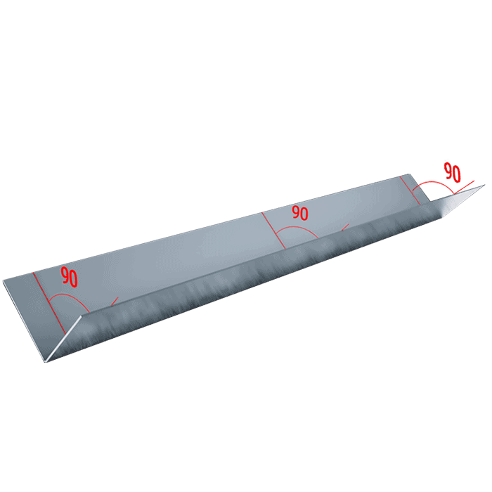 After bending