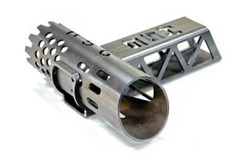 Tube fiber laser cutter sample 6