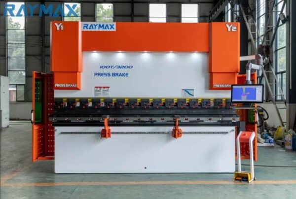RAYMAX 75 100 ton x 36 Inch 8 Axis Ironworker Automated Press Brake For Sale