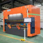 135 160 ton x 10 foot 8 axis hybrid hydraulic sheet metal press brake for shop press