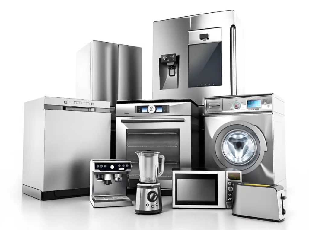 Household appliances produced by electric press brake