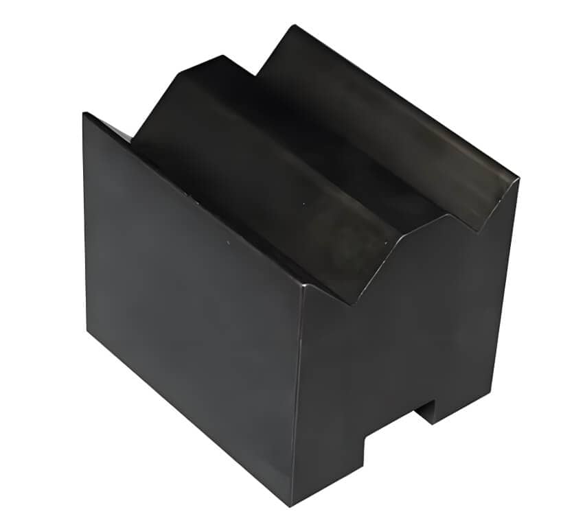 Bidirectional self-centering V-type die