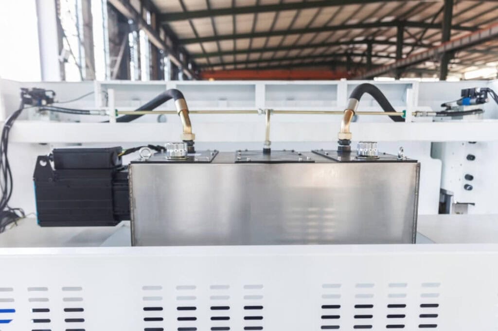 Hydraulic press brake hydraulic system