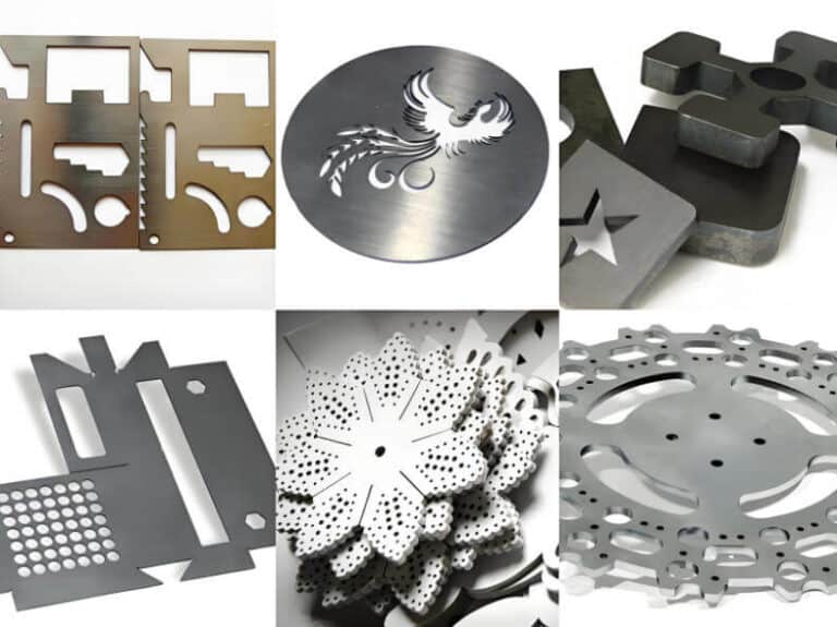 Various metal parts and components.