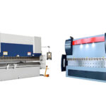 Electric vs Hydraulic press brake side-by-side