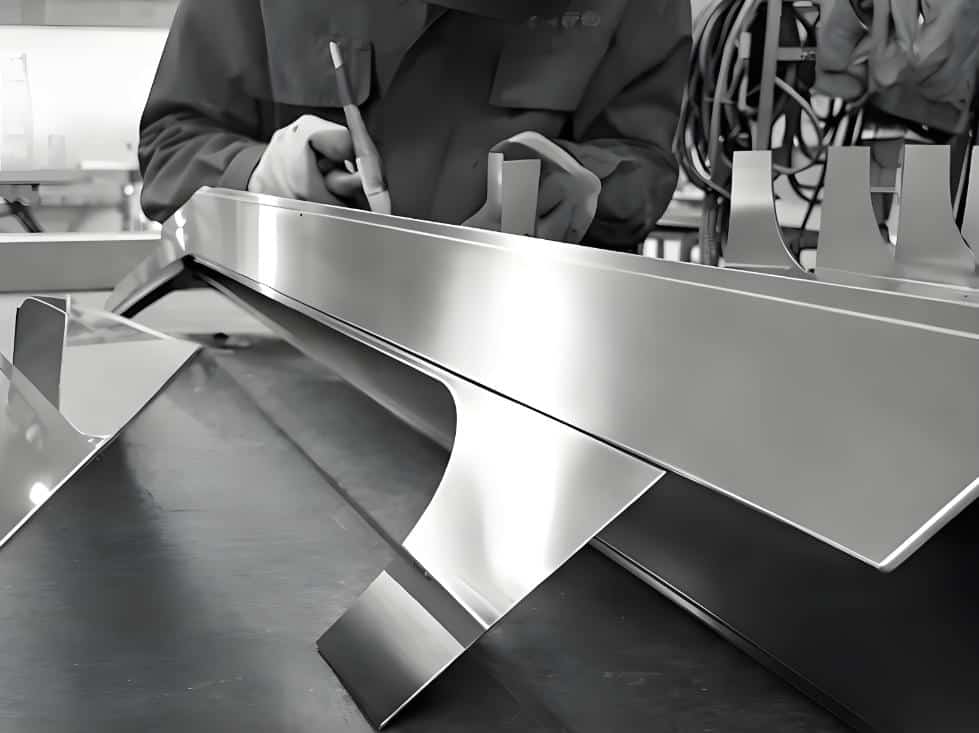 Press-braked Elevator Panel