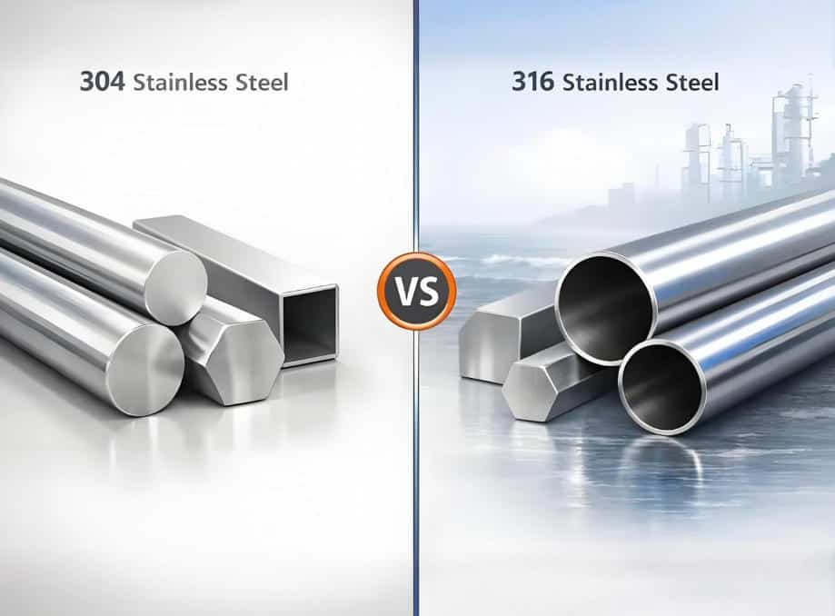 304 vs 316 stainless steel