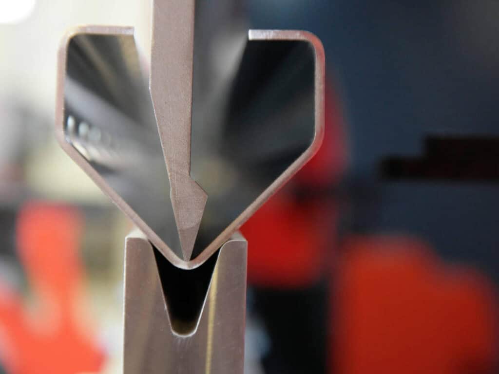 Press brake bending diagram