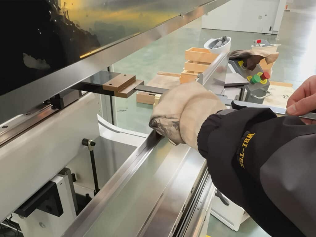 Press brake factory acceptance test