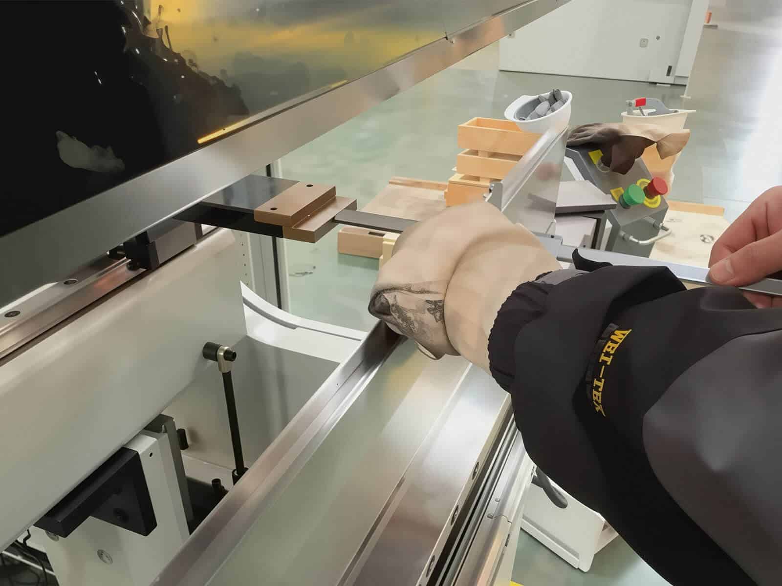 Press brake factory acceptance test