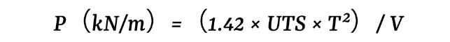 tonnage estimation formula